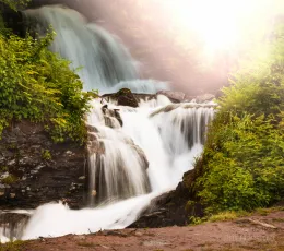 Waterfall in a national park