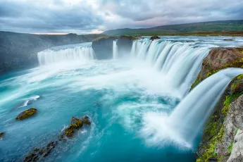 Long exposure shot of Godafoss