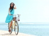 Carefree woman