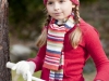 Little girl on bike
