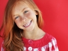 Cute redheaded child