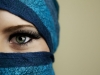 Pretty close-up of young woman