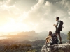 Hikers with backpacks