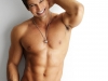 Sexy smiling male model