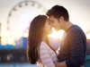 Couple embracing