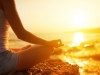 Woman meditating