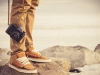 Feet of a photographer