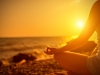 Hand of a woman meditating