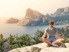 Young man relaxing