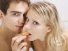 Young couple in bed