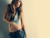 Sexy woman in jeans