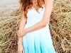 Young woman posing outdoors