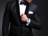Elegant young groom
