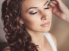 Bride with makeup and hairstyle