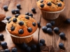 Muffins with blueberries