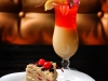 Cocktail with cake