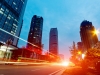 City light trails