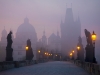 Charles bridge at dawn
