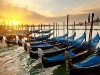 Sunrise with gondolas