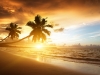Sunset on the beach