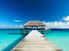 Beautiful beach with jetty
