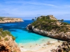 Beautiful beach bay with azure water