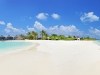 Panorama shot of a tropical island