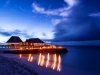 Romantic restaurant on the beach
