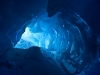 Blue ice cave