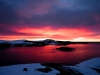 Summer sunset in Antarctica