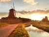 Traditional Dutch windmill