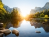 Yosemite valley sunrise
