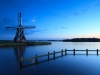 Windmill with the Moon