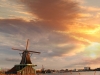 A windmill in the Netherlands