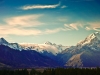 Scenic mountain landscape