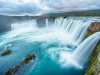 Long exposure shot of Godafoss