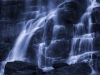 Waterfall at night