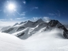 Panorama of Swiss alps