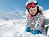 Playing in snow