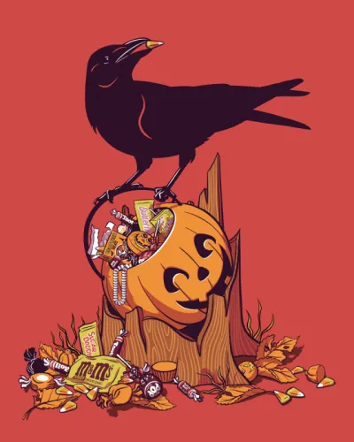 HAPPY HALLOWEEN!!! 2025
Couldn’t decided on a color scheme, so here’s four.

PRINTS, TEES, STICKERS…