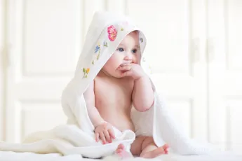 Adorable baby girl