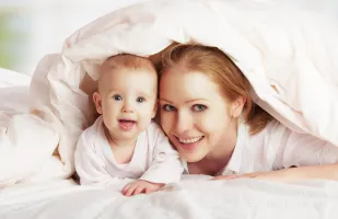 Mother and baby