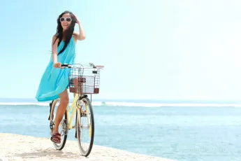Carefree woman