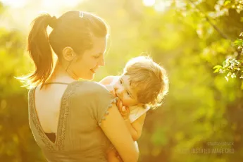Mother and her child