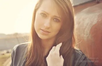 Portrait of beautiful brunette