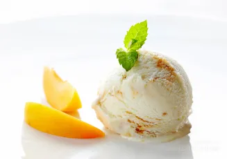 Scoop of ice cream