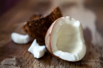 Close up of a coconut