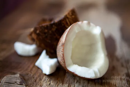 Close up of a coconut