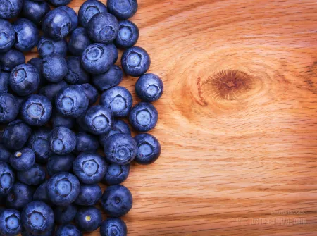Half blueberry