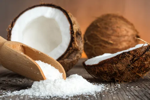 Close up of a coconut